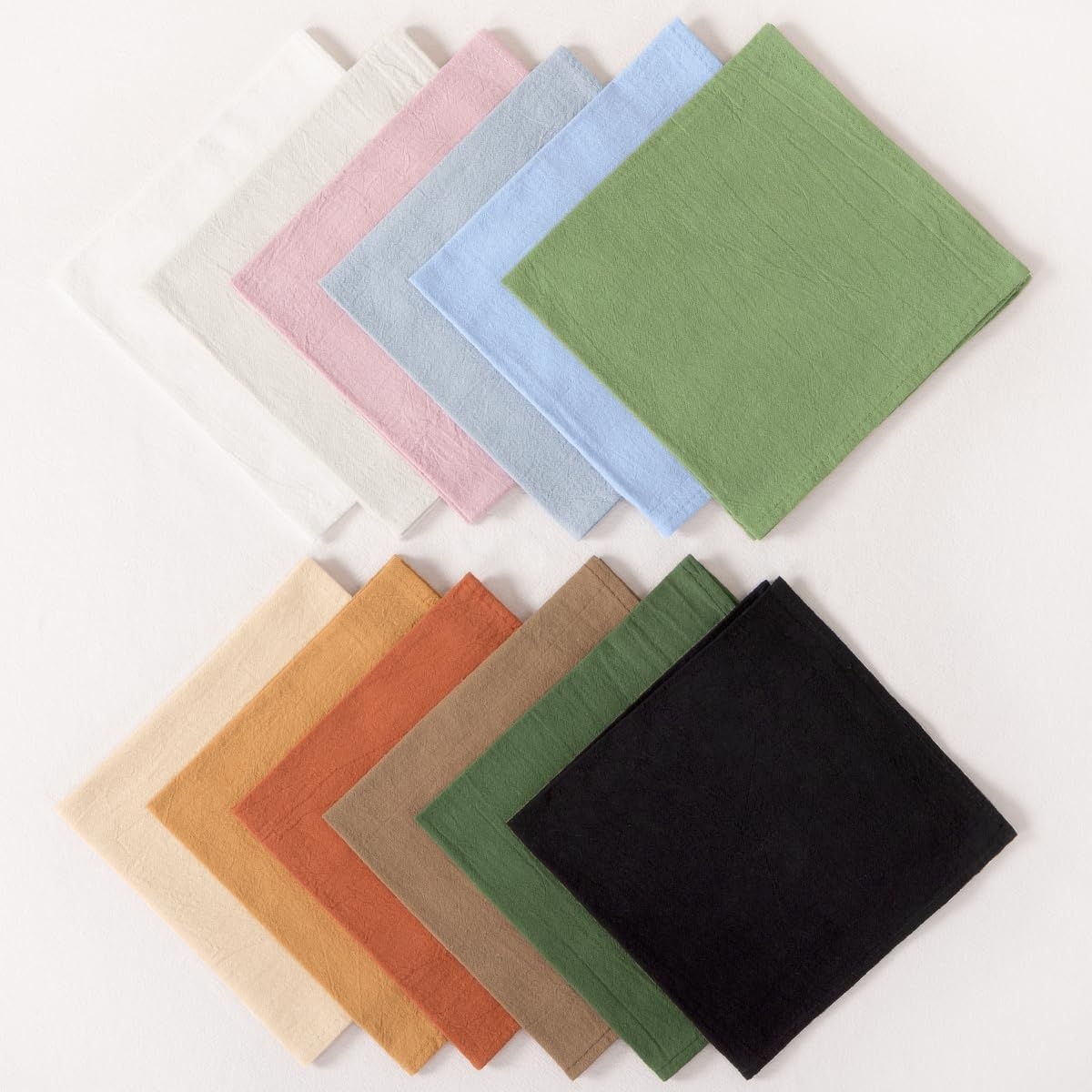 image:imageCloth Napkins Fall Washable Reusable Linen Wedding Party Home Table DecorBlack