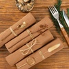 Cloth Napkins Fall Washable Reusable Linen Wedding Party Home Table Decor(Caramel)