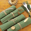 Cloth Napkins Fall Washable Reusable Linen Wedding Party Home Table Decor(Sage Green)