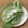 Cloth Napkins Fall Washable Reusable Linen Wedding Party Home Table Decor(Sage Green)