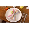 Cloth Napkins Fall Washable Reusable Linen Wedding Party Home Table Decor(Stripe)