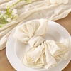 Cheesecloth Napkins Fall Gauze Washable Dinner Wedding Party Home Decor(Beige)