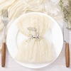 Cheesecloth Napkins Fall Gauze Washable Dinner Wedding Party Home Decor(Beige)