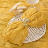 Cheesecloth Napkins Fall Gauze Washable Dinner Wedding Party Home Decor(Gold)