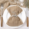 Cheesecloth Napkins Fall Gauze Washable Dinner Wedding Party Home Decor(Nude)