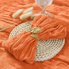 Cheesecloth Napkins Fall Gauze Washable Dinner Wedding Party Home Decor(Orange)