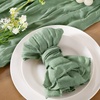 Cheesecloth Napkins Fall Gauze Washable Dinner Wedding Party Home Decor(Sage Green)