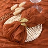 Cheesecloth Napkins Fall Gauze Washable Dinner Wedding Party Home Decor(Terracotta)