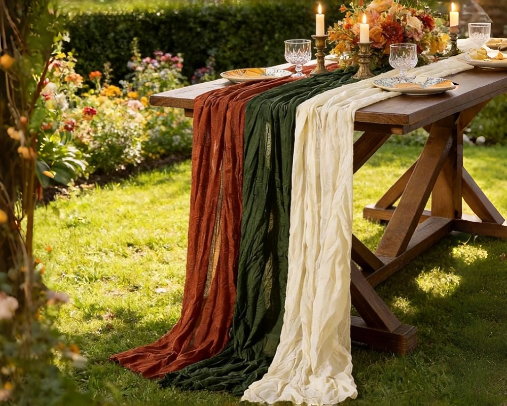 SOCOMI boho table runner and TableDecor
